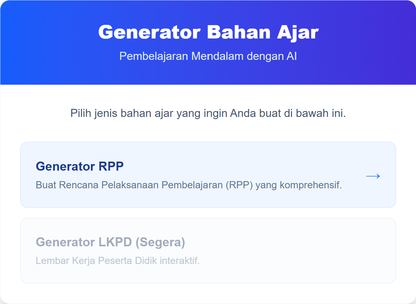 Homepage Tampilan ai.tomilistiawan.id